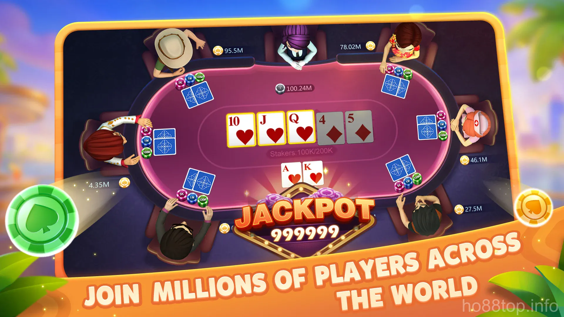 Màn hình chọn game Slots